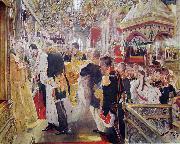 Valentin Serov Coronation of Tsar Nicholas II of Russia Germany oil painting artist